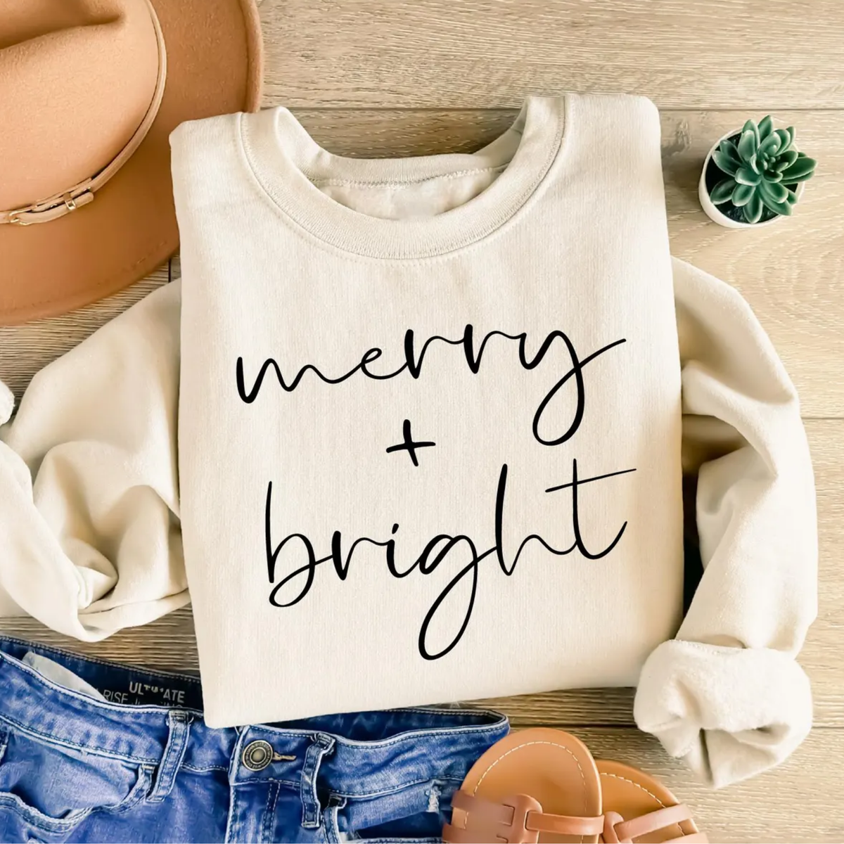 Merry Bright Christmas Sweatshirt