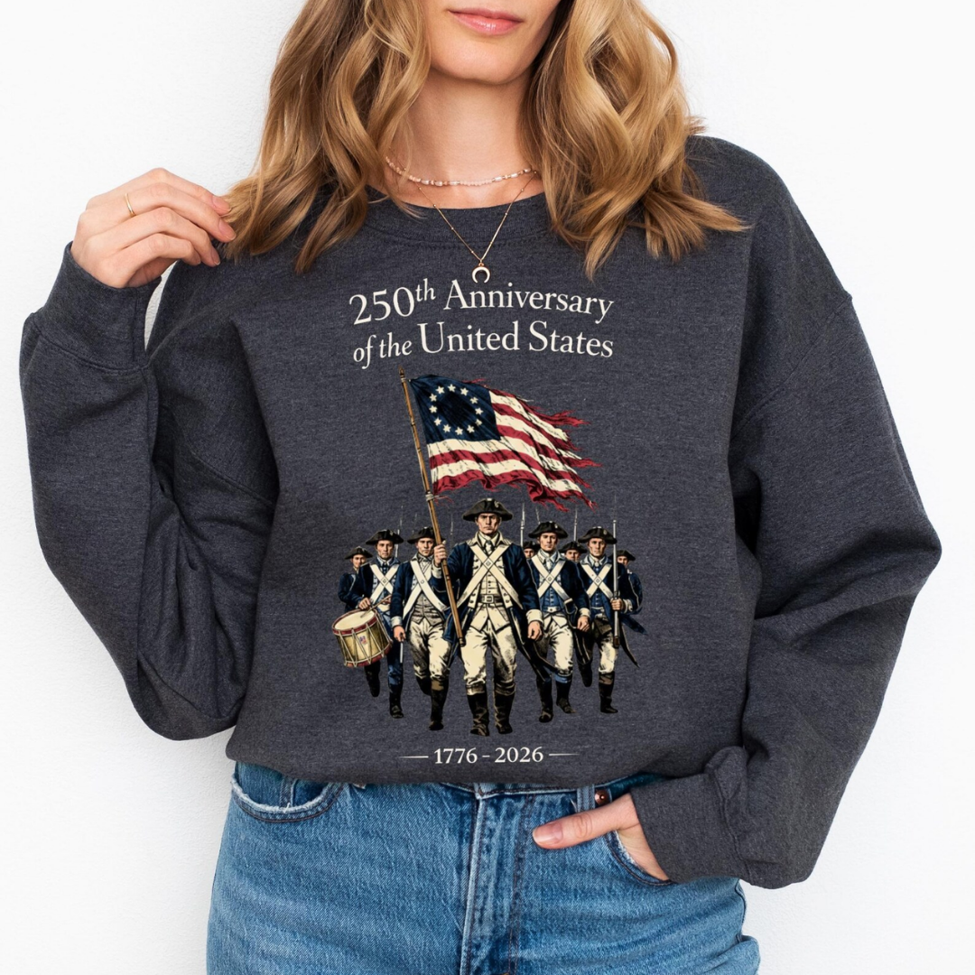 USA 250th Anniversary Sweatshirt - Heather