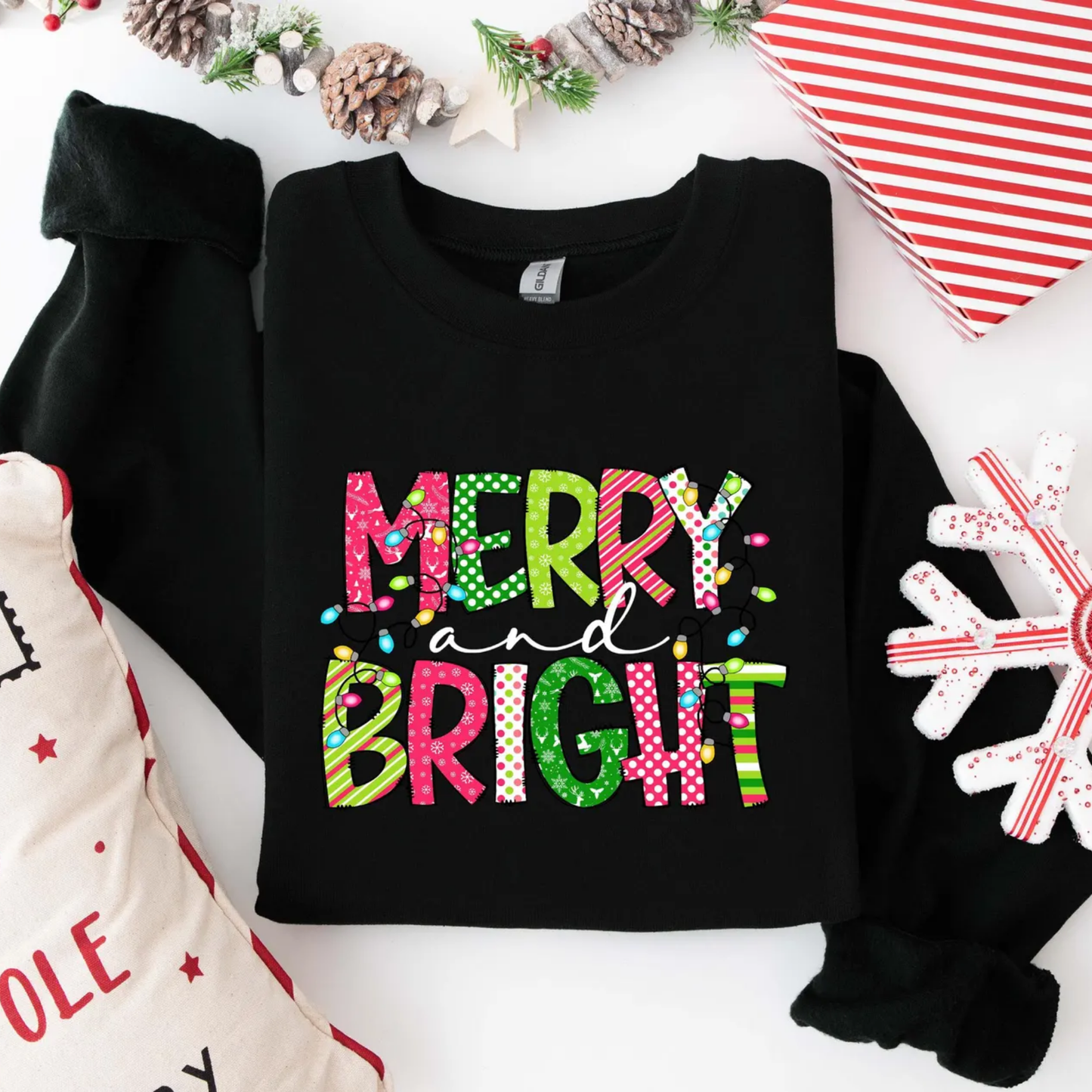 Merry Bright Christmas Sweatshirt