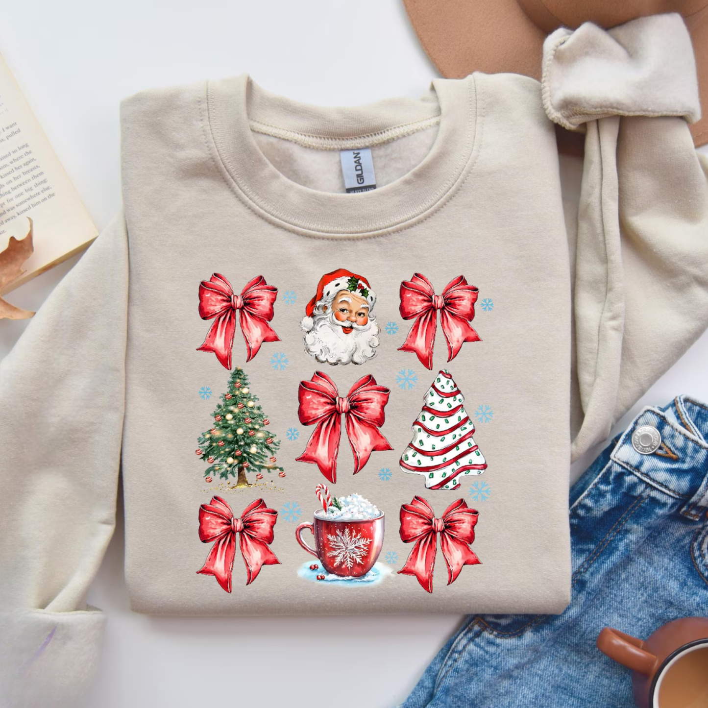 Vintage Inspired Christmas Sweatshirt