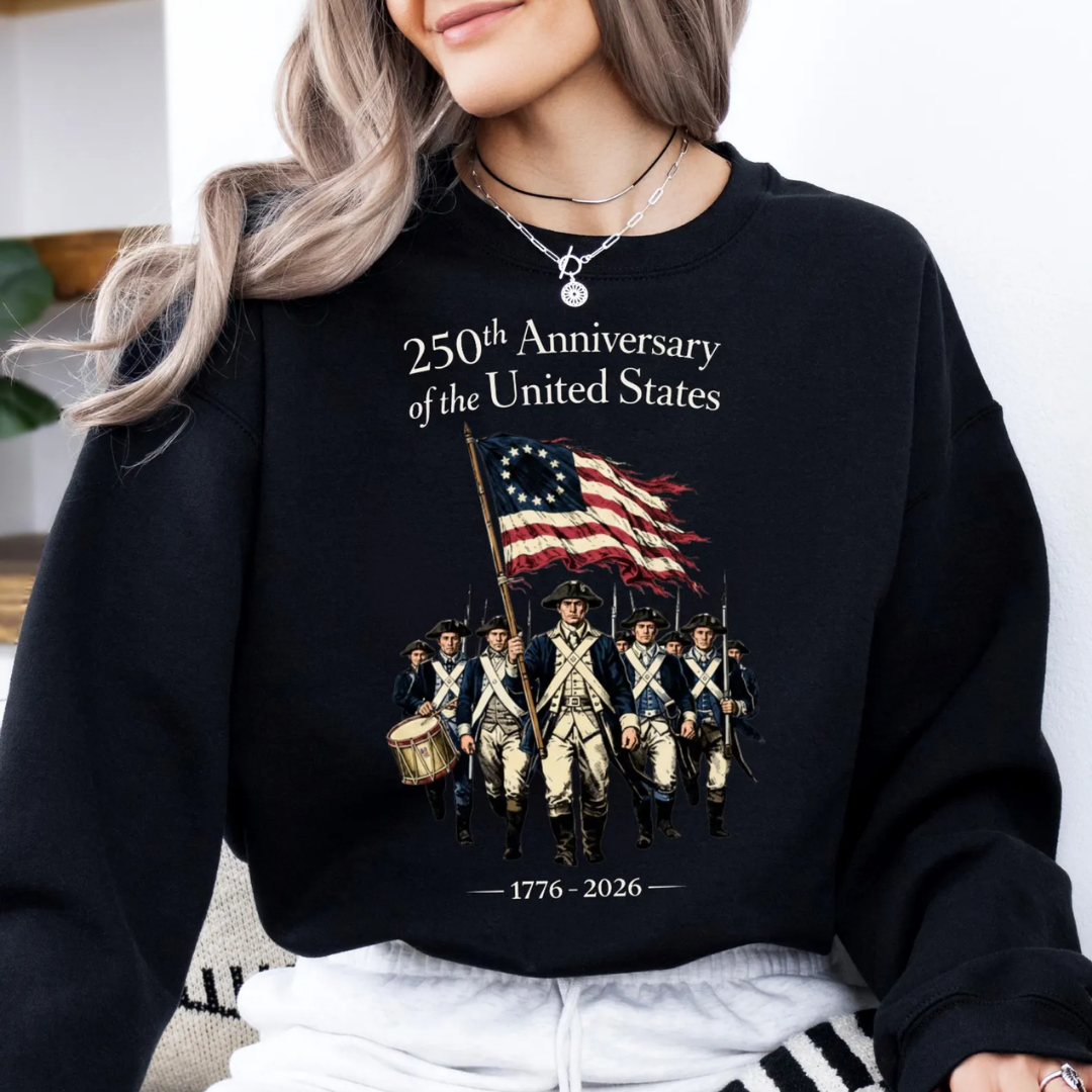 USA 250th Anniversary Sweatshirt - Black
