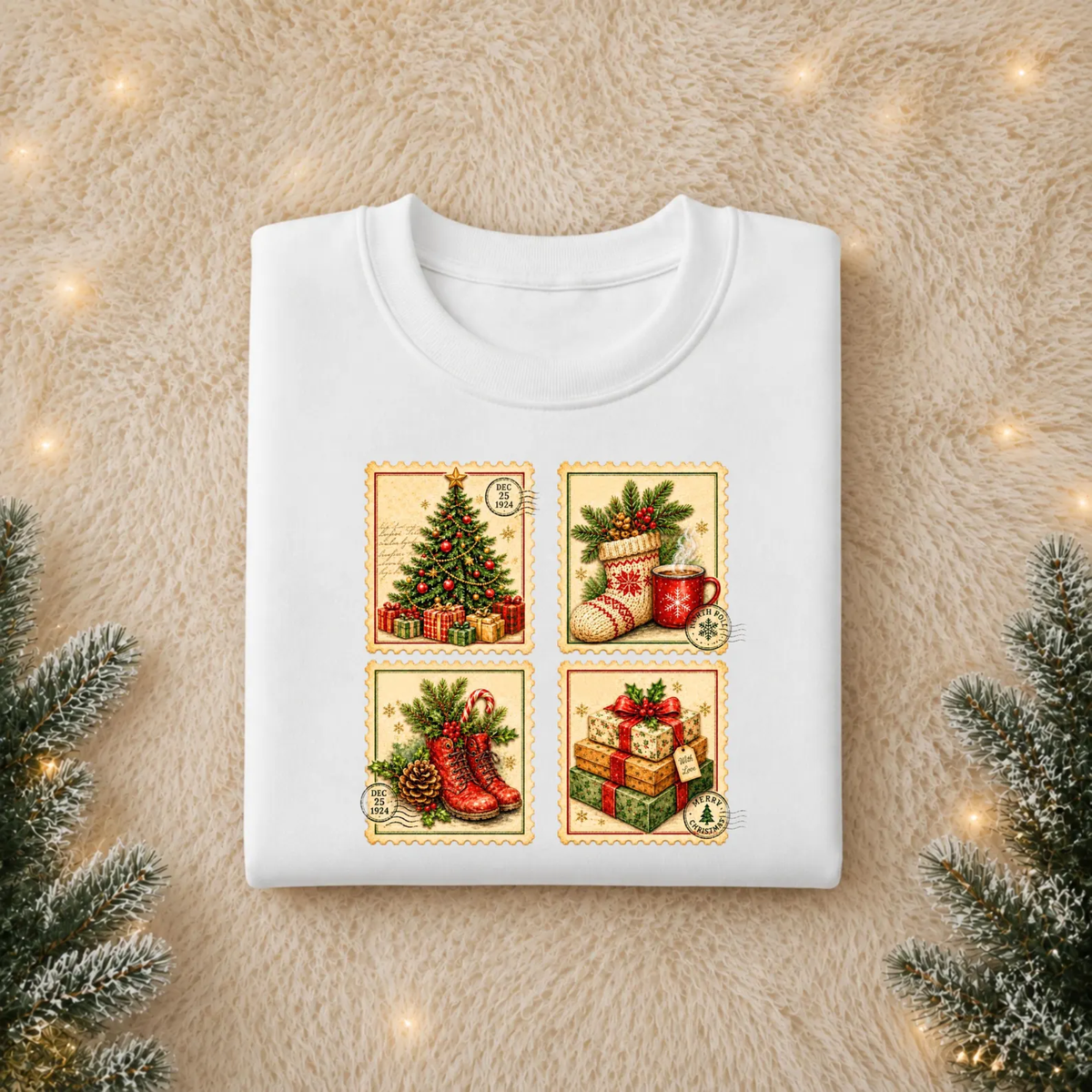 Vintage Inspired Christmas Sweatshirt