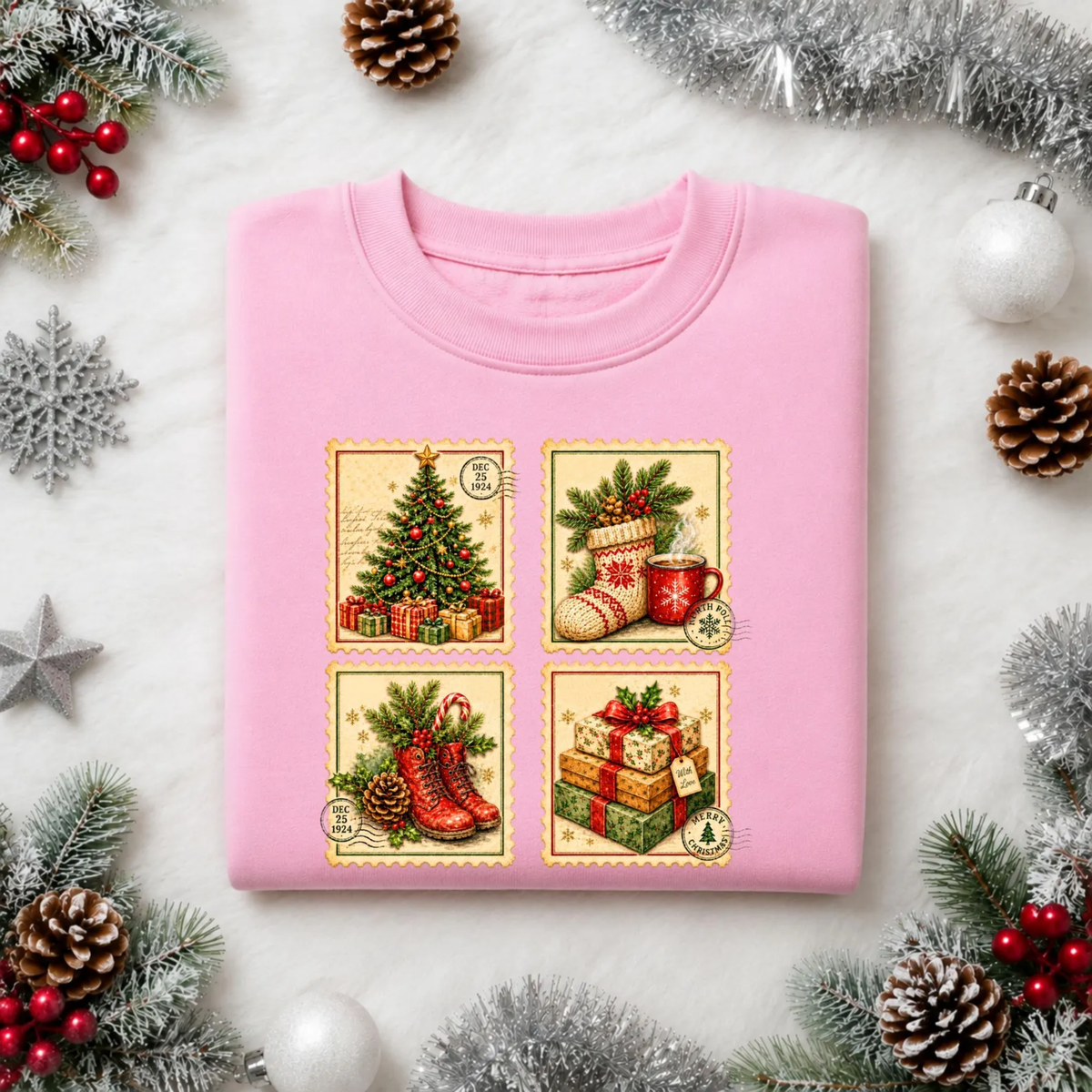 Vintage Inspired Christmas Sweatshirt