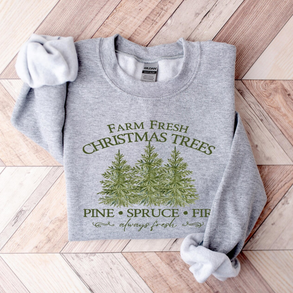 Farm Fresh Christmas Sweatshirt