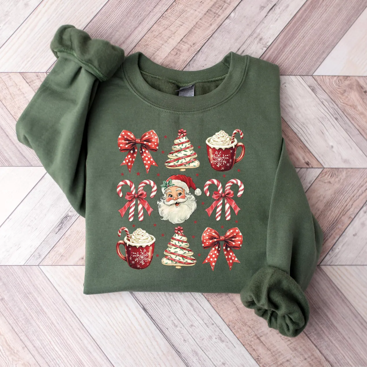 Vintage Santa Christmas Sweatshirt