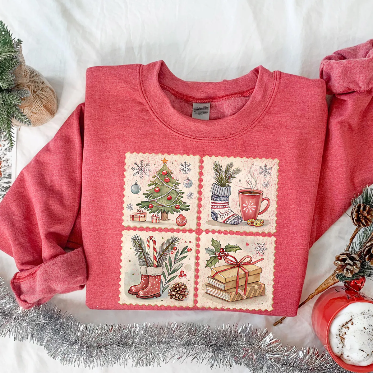 Retro Inspired Christmas Sweatshirt