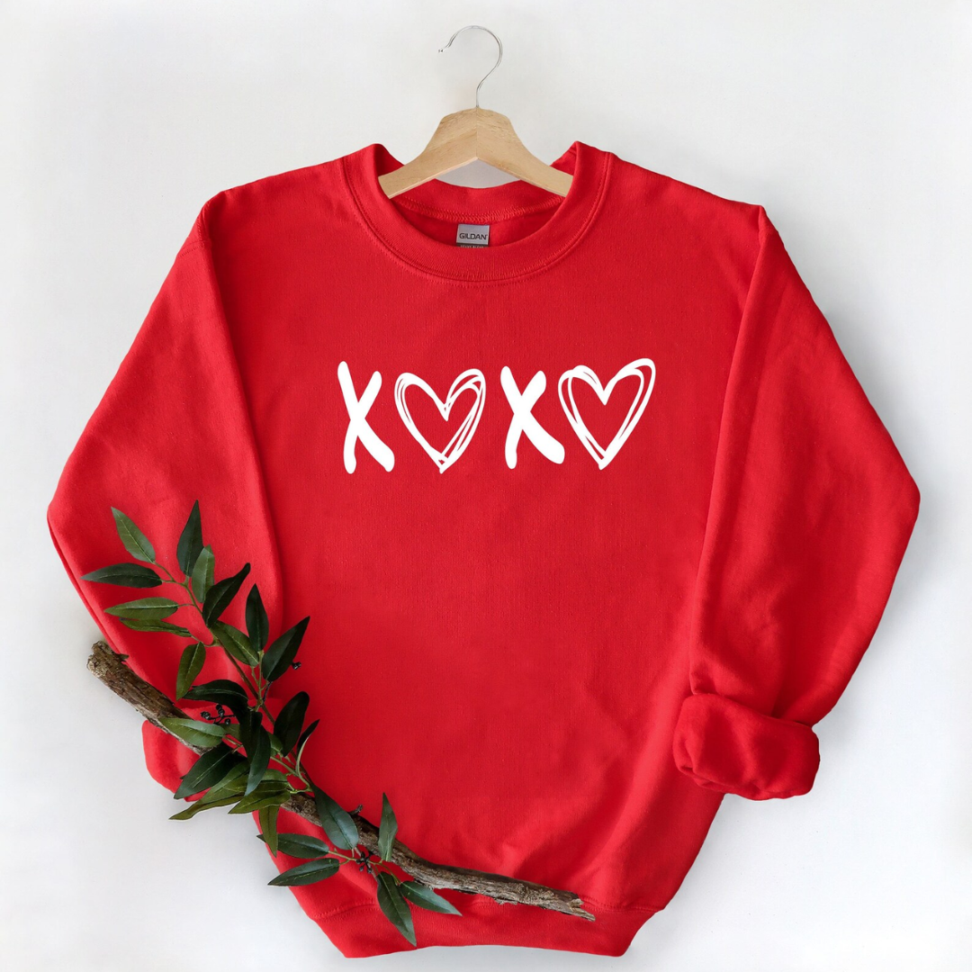 XoXo Valentine's Day Sweatshirt - Red