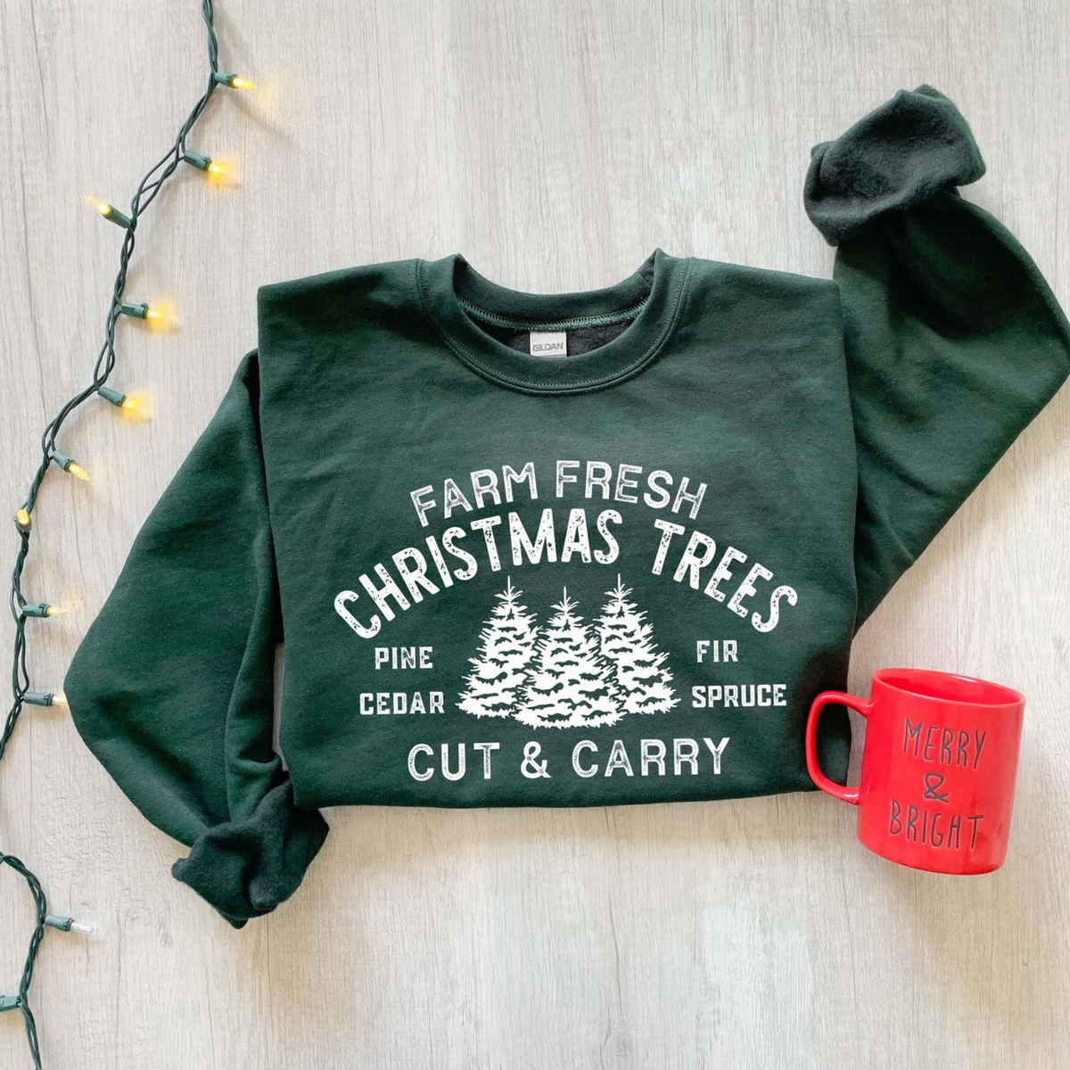 Farm Fresh Christmas Sweatshirt