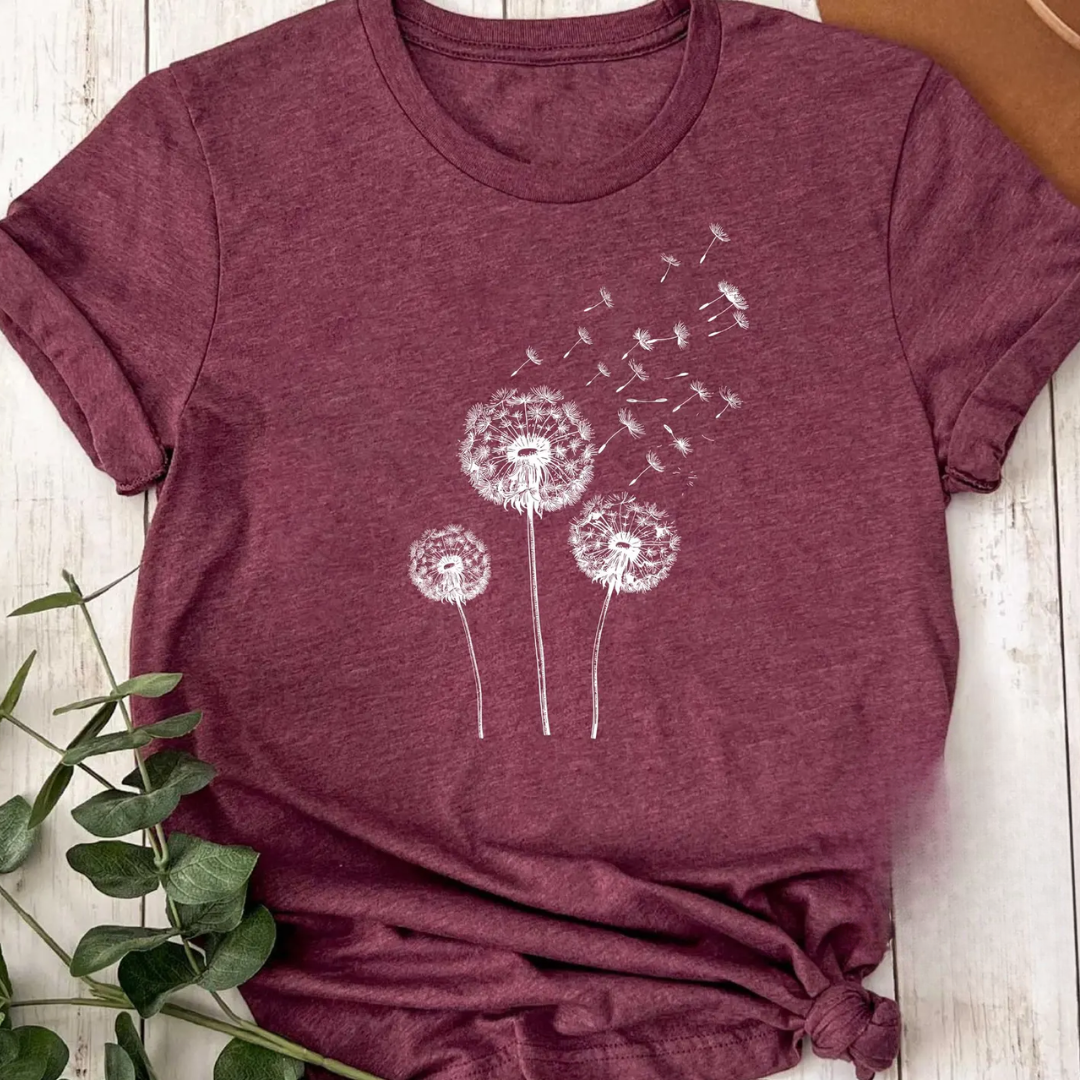 Dandelions St Patrick's Day Shirt - Maroon