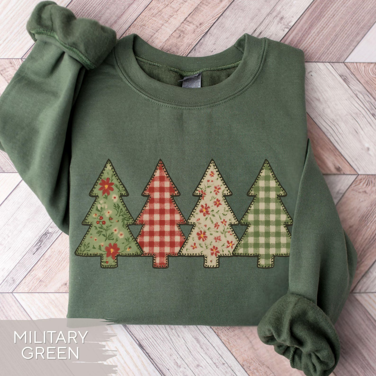 Festive Trees Christmas Sweatshirt