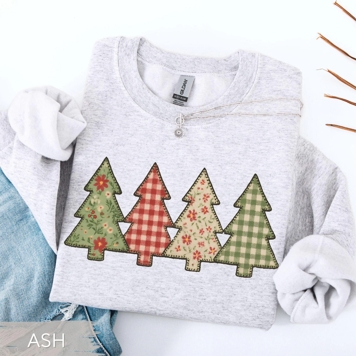 Festive Trees Christmas Sweatshirt