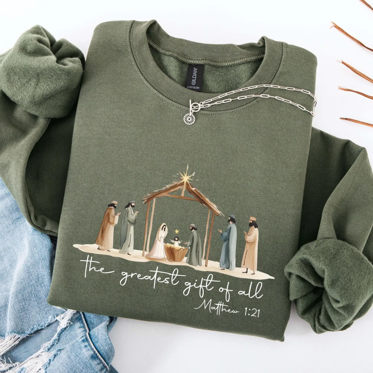 Greatest Gift Christmas Sweatshirt
