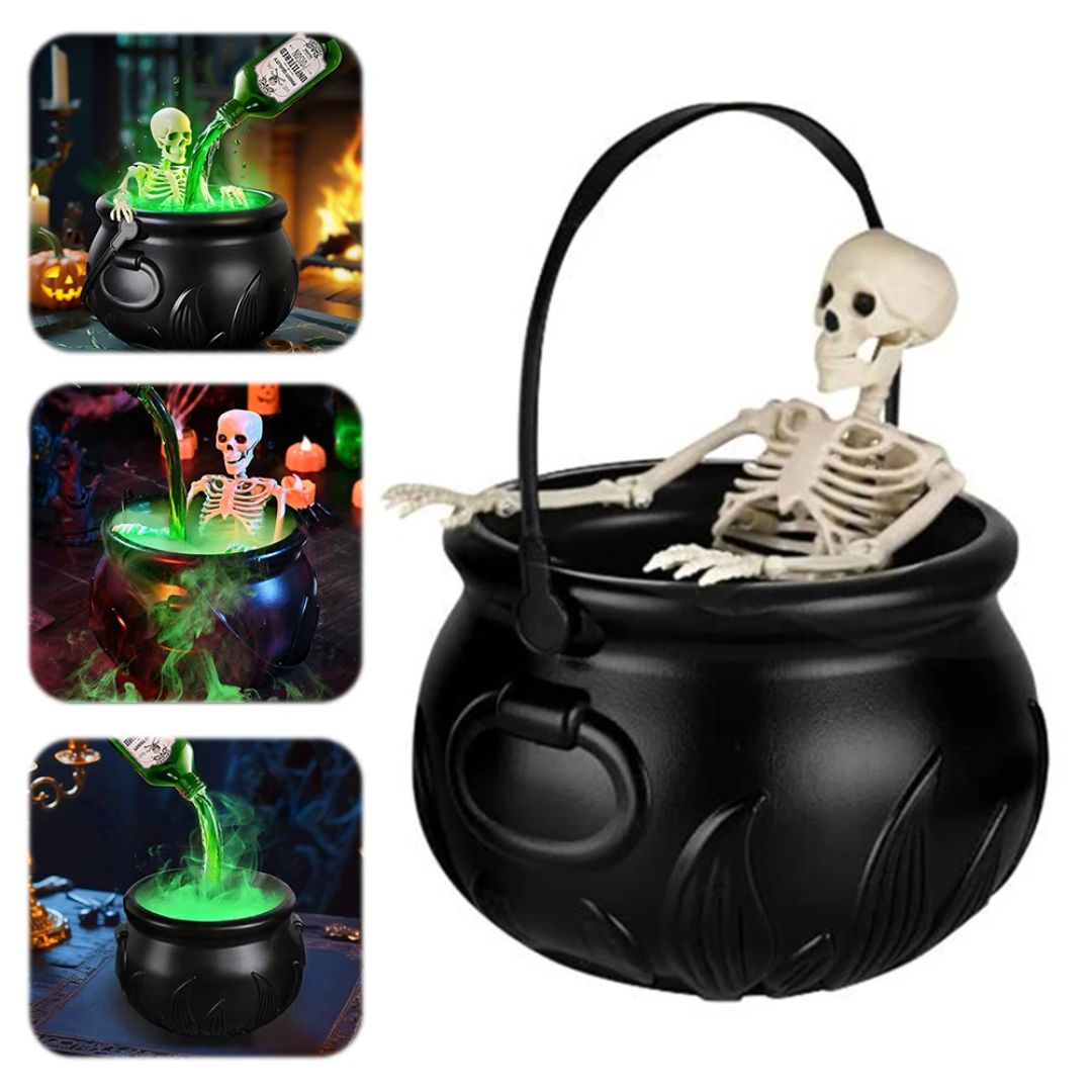 Floating Potion Cauldron – Fog, Glow & Levitating Bottle