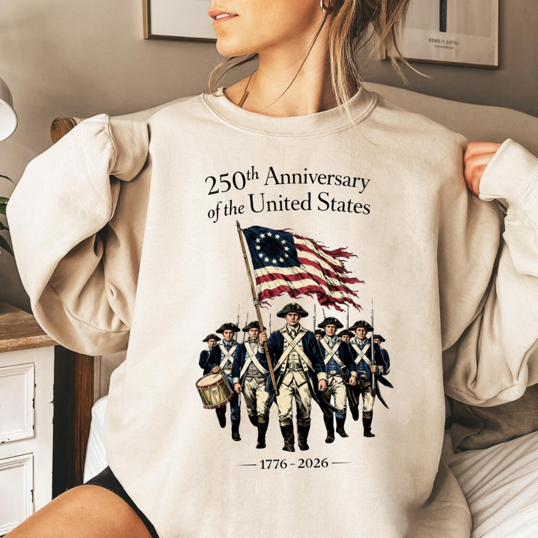 USA 250th Anniversary Sweatshirt - Sand