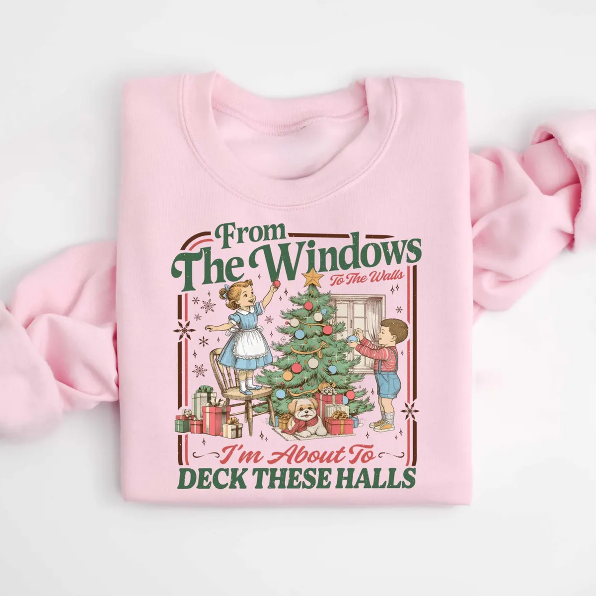 Windows Halls Christmas Sweatshirt