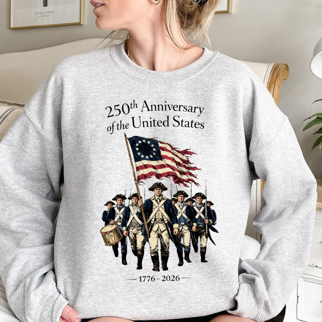 USA 250th Anniversary Sweatshirt - Ash