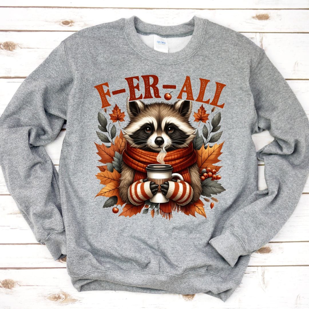 F-er-all Raccoon Fall Sweatshirt