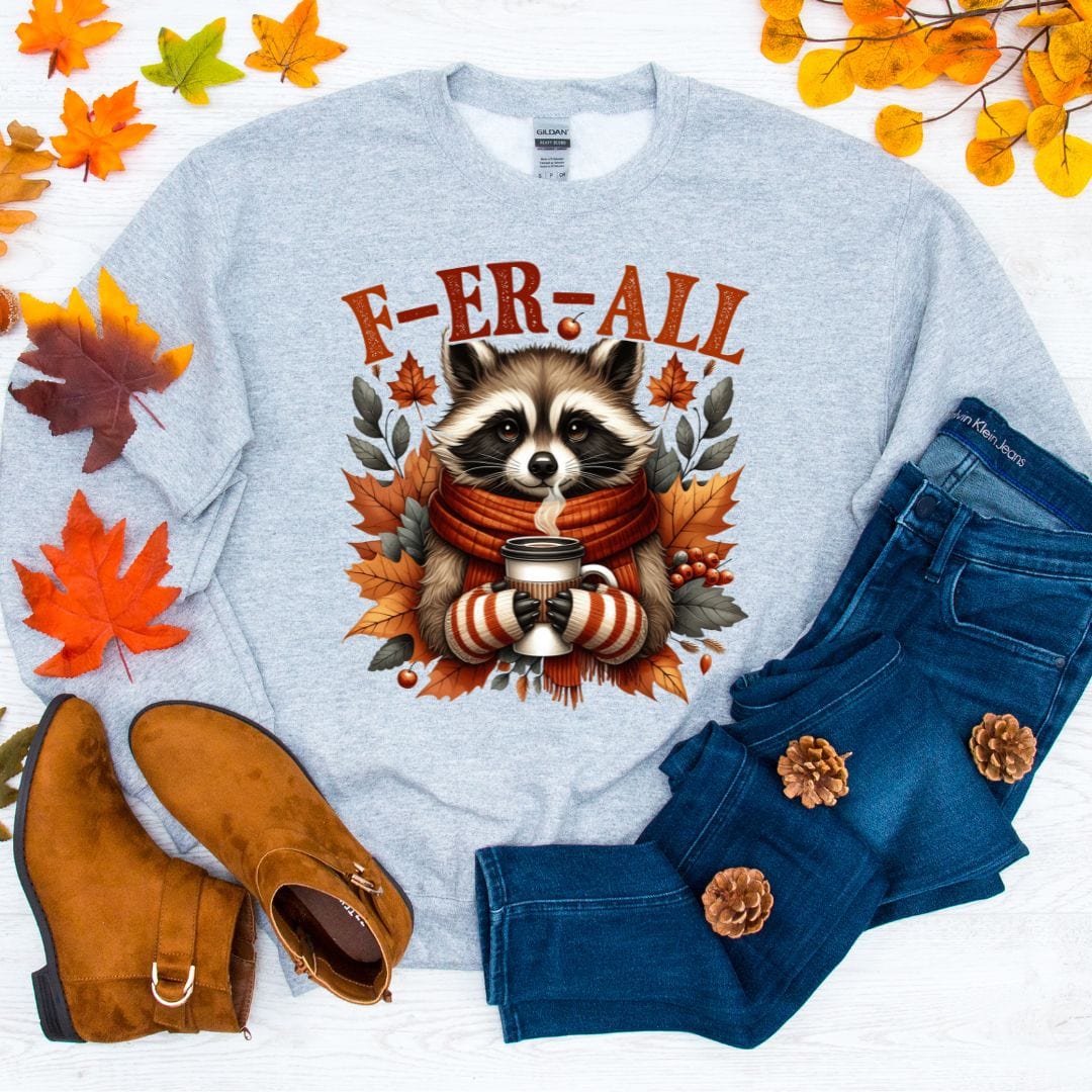 F-er-all Raccoon Fall Sweatshirt