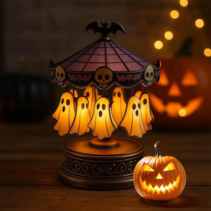 👻🎠 Ghost Carousel Lights – Halloween Limited Edition