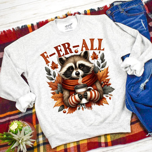 F-er-all Raccoon Fall Sweatshirt