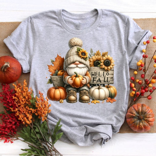 Autumn Gnome Fall Shirt