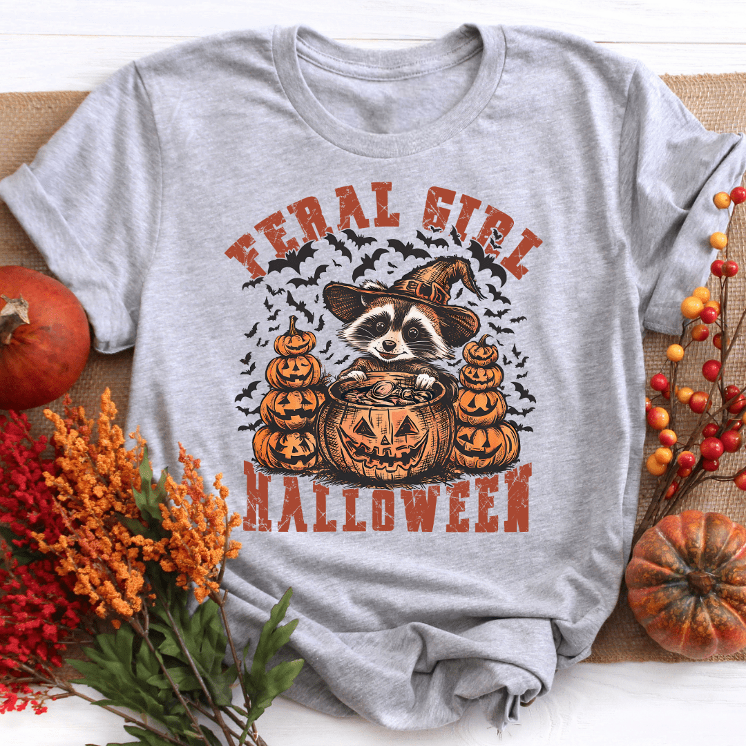 Feral Girl Halloween Shirt