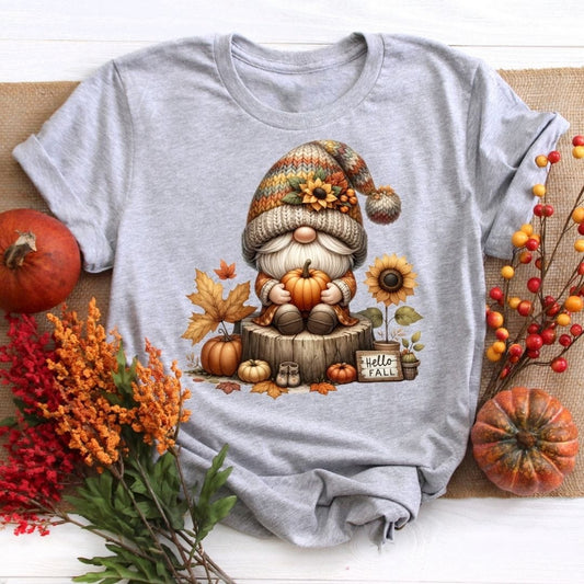 Autumn Gnome Fall Shirt