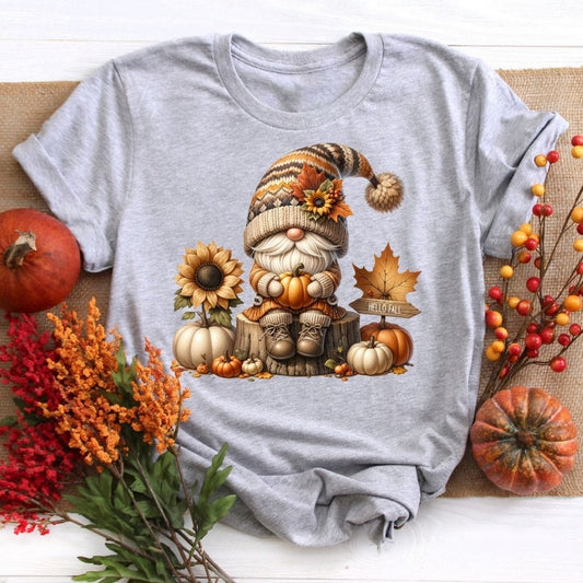 Autumn Gnome Fall Shirt