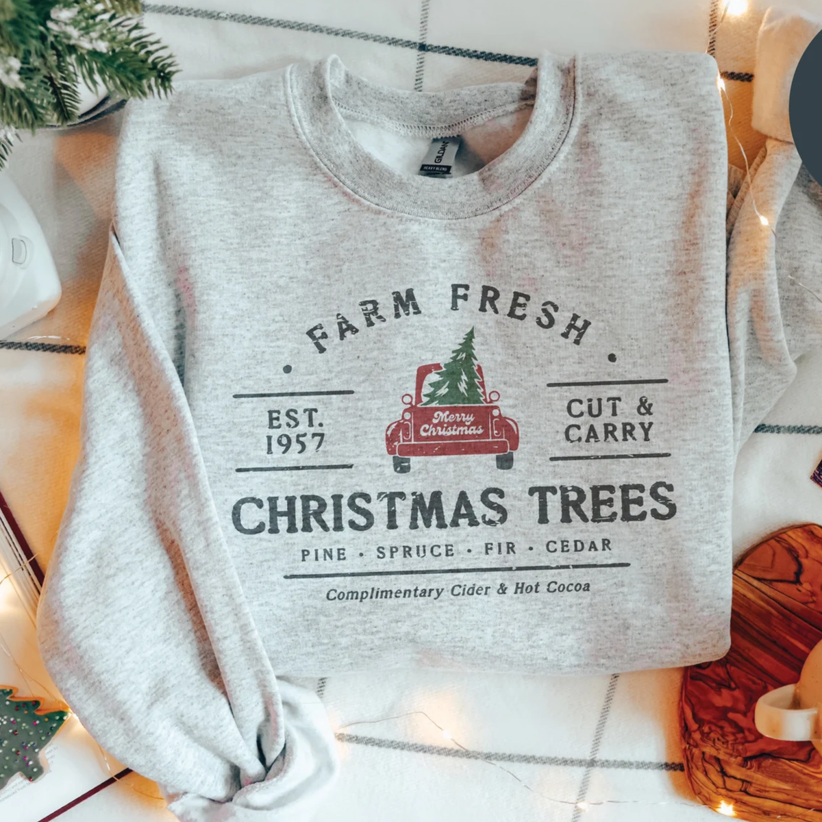 Farm Fresh Christmas Sweatshirt