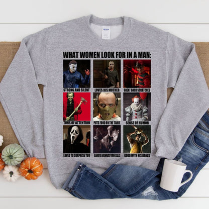 Funny Horrors Halloween Sweatshirt