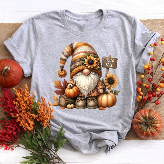 Autumn Gnome Fall Shirt