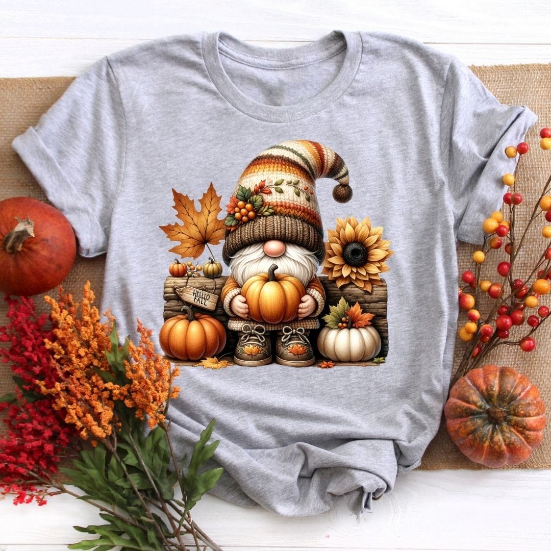 Autumn Gnome Fall Shirt