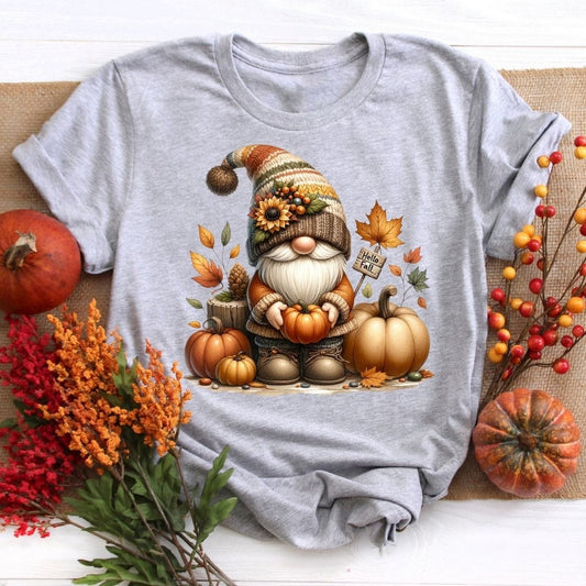 Autumn Gnome Fall Shirt