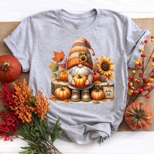 Autumn Gnome Fall Shirt