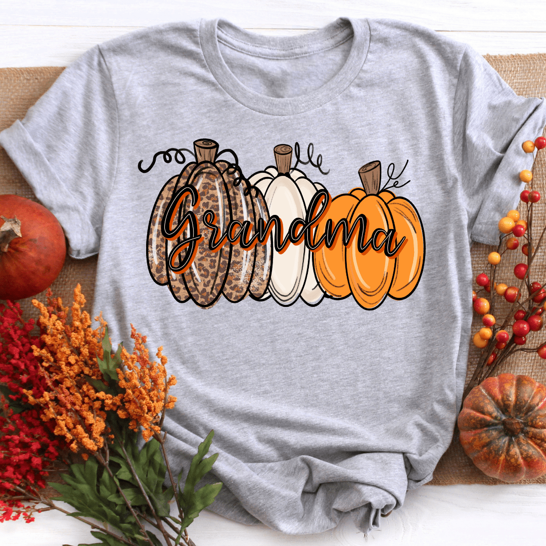 Grandma Pumpkins Fall Shirt