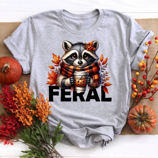 Feral Raccoon Fall Shirt