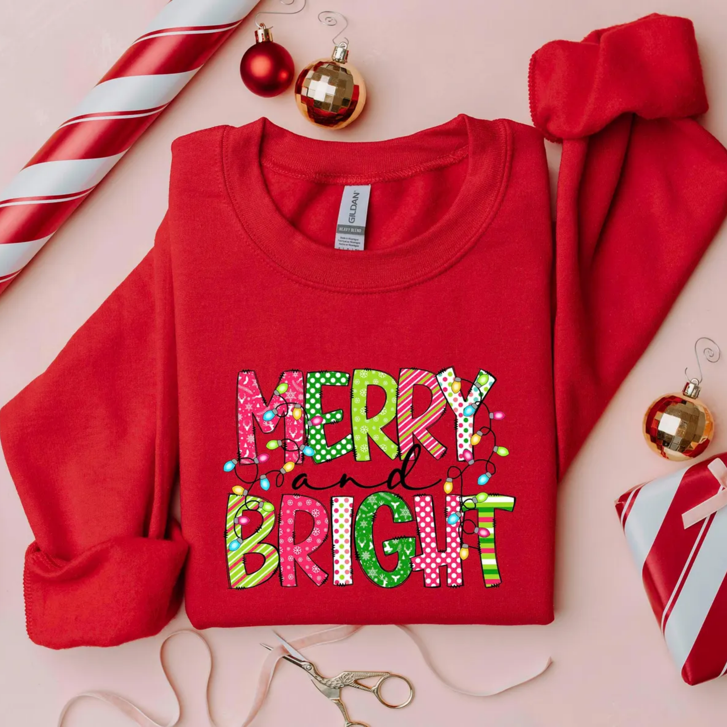 Merry Bright Christmas Sweatshirt