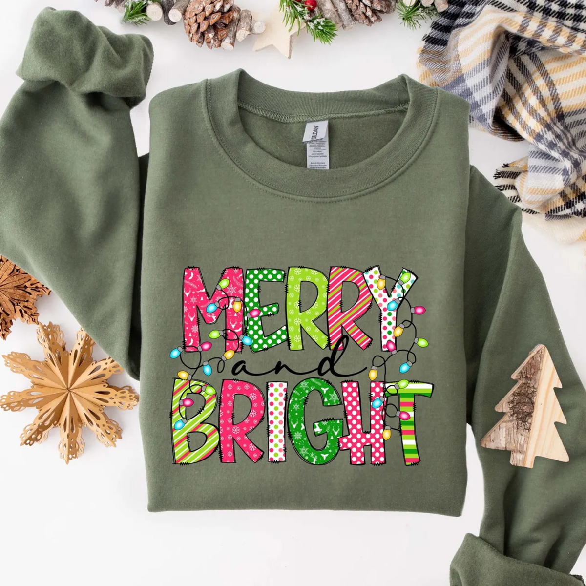 Merry Bright Christmas Sweatshirt