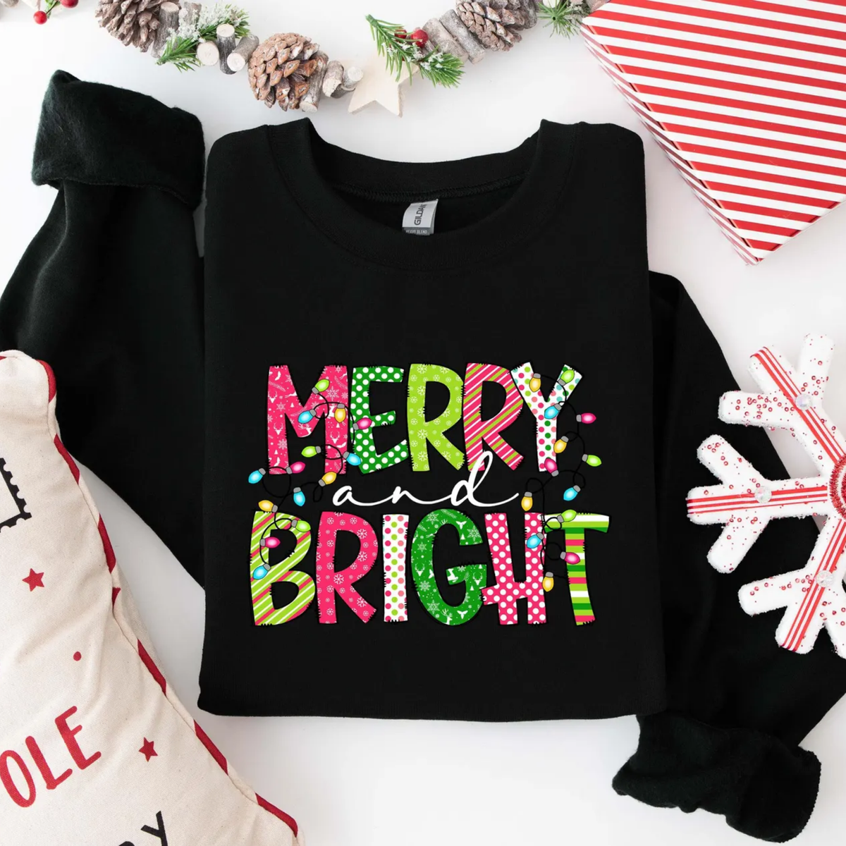 Merry Bright Christmas Sweatshirt