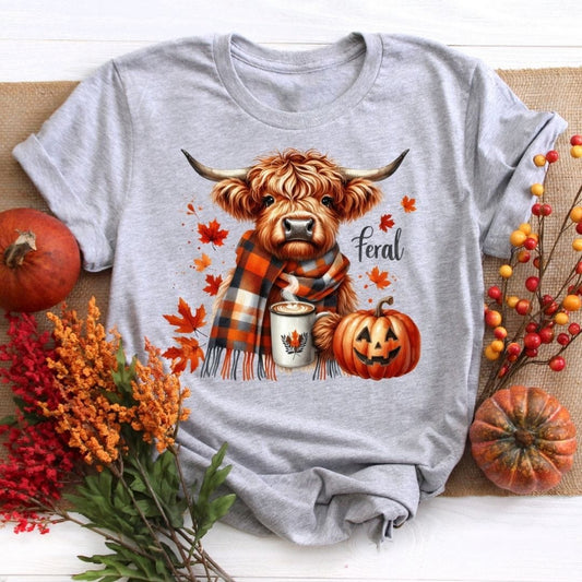 Feral Cow Fall Shirt