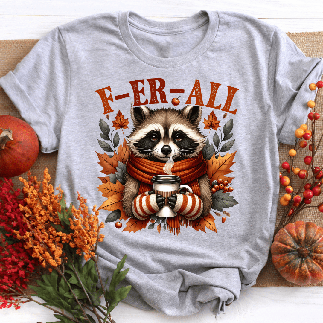 F-er-all Raccoon Fall Shirt