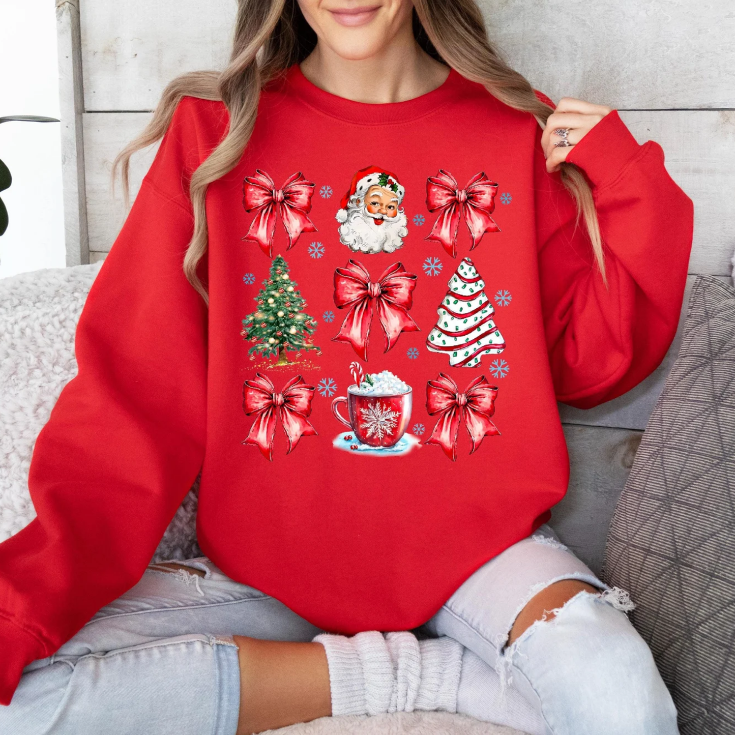 Vintage Inspired Christmas Sweatshirt