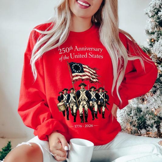 USA 250th Anniversary Sweatshirt - Red