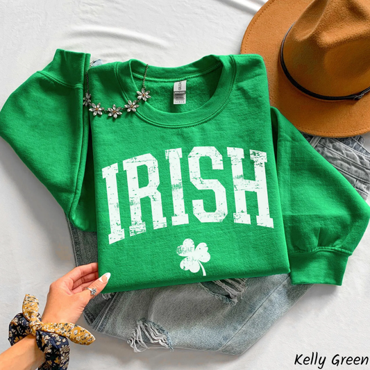 IRISH St Patrick's Day Sweatshirt - Irish Green
