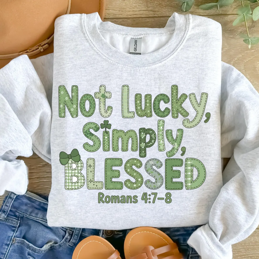 Blessed St Patrick's Day Sweatshirt - Ash