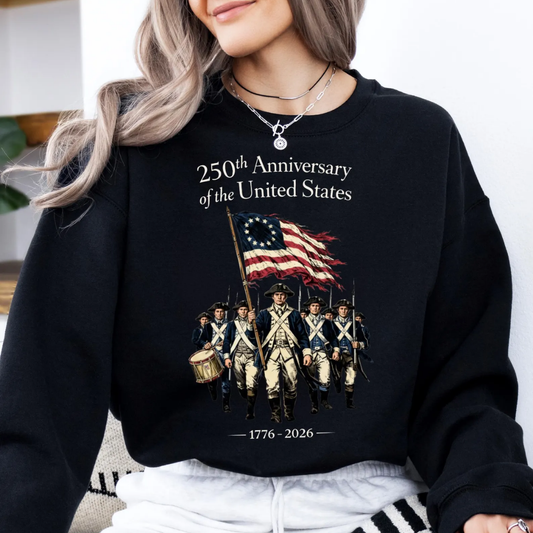 USA 250th Anniversary Sweatshirt - Black