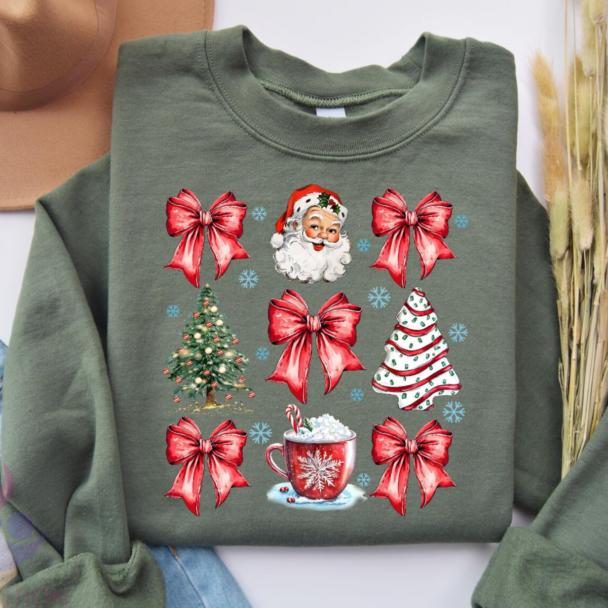 Vintage Inspired Christmas Sweatshirt