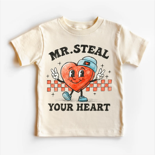 Mr Steal Your Heart Valentine's Day Youth Shirt