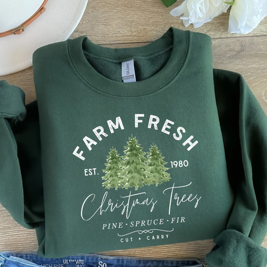 Farm Fresh Christmas Sweatshirt