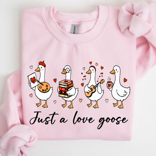Love Goose Valentine's Day Sweatshirt